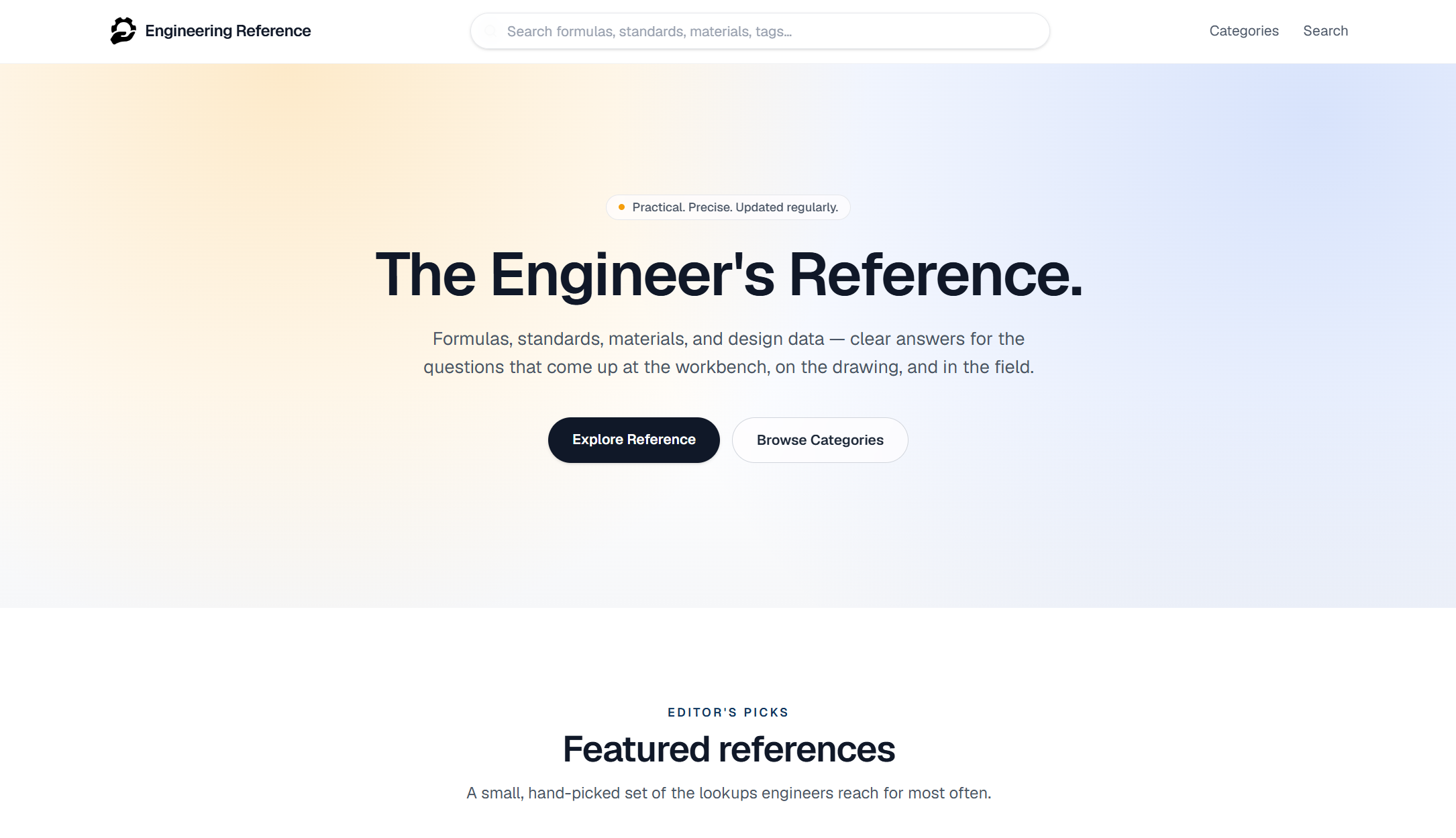 Engineering Reference Platform